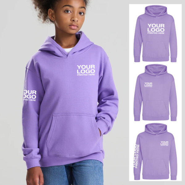 Kids Classic Hoodie - Lavender - Age 12/13