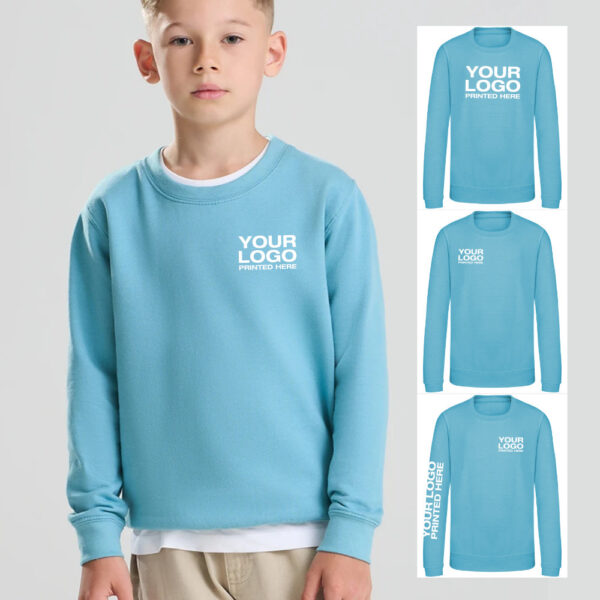 Kids Sweatshirt - Sky Blue - Age 3/4